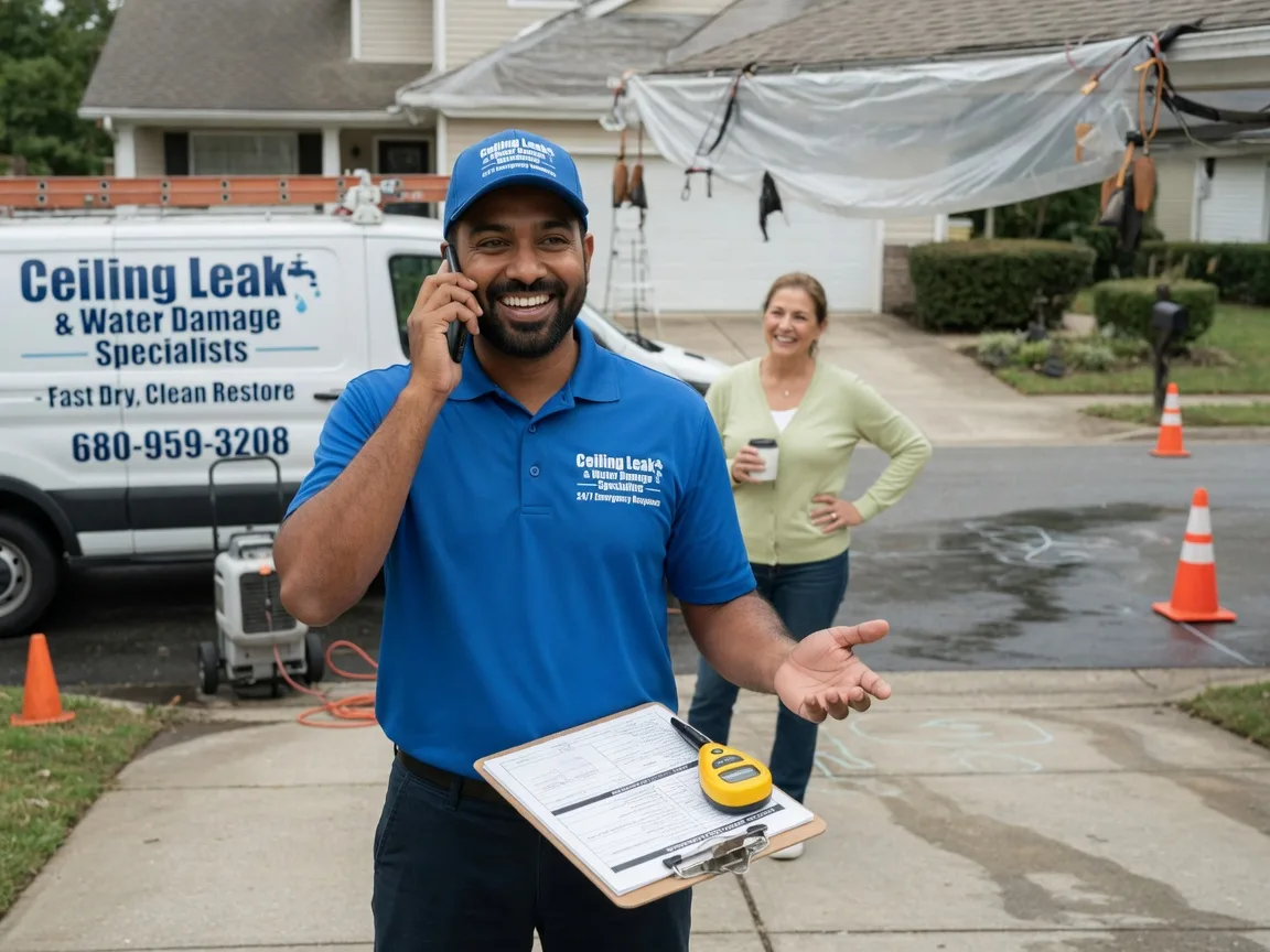 Ceiling Leak Cleanup Renwick, IA FAQs